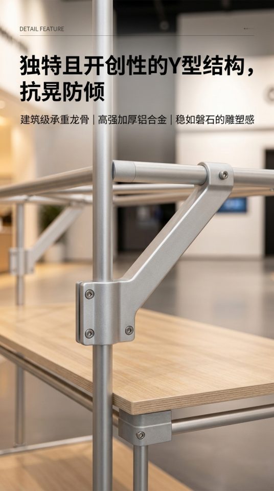 光轴海洋板展架Y字形产品广告展示文创角落设计师样品展示架定制