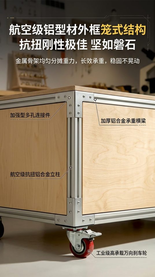 海洋板多层抽屉置物柜办公室多功能储物柜可移动咖啡柜商用展示柜