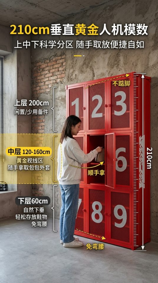 工业风更衣柜健身房舞蹈室体育运动鞋服收纳柜创意铁艺商用储物柜
