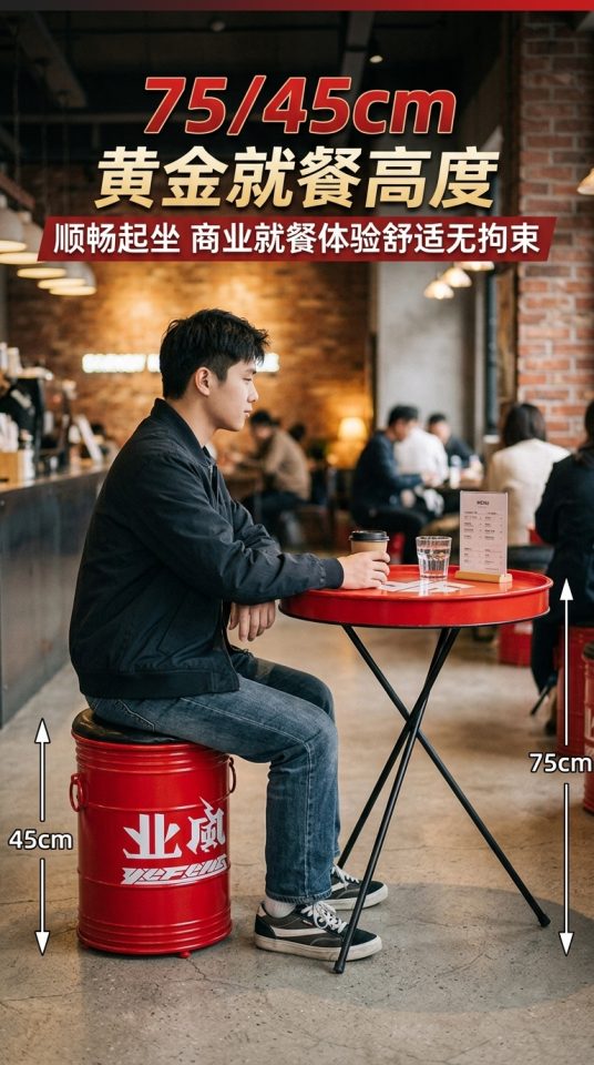 工业风桌椅组合奶茶咖啡店商用创意汽修店铺健身房休息区等候座椅
