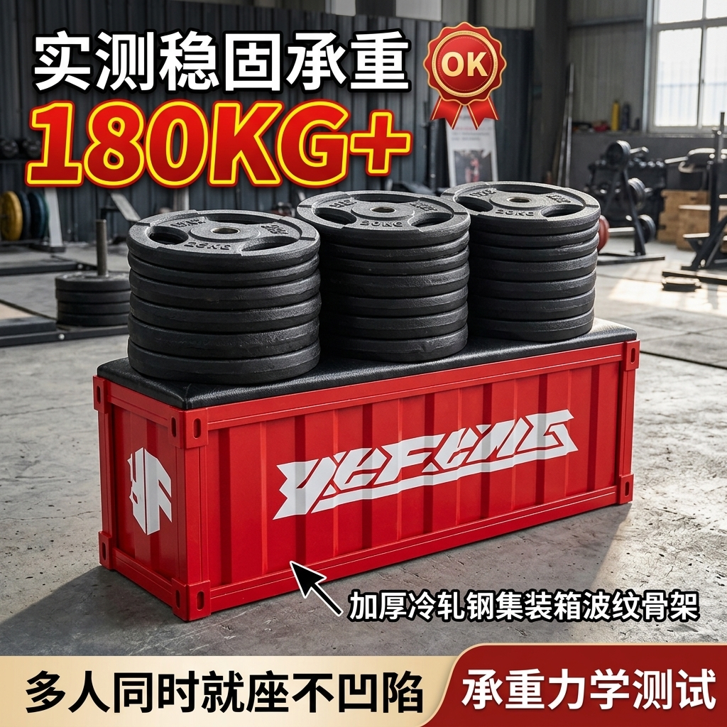 工业风长条凳网红奶茶店咖啡厅餐饮健身房收纳换鞋凳酒吧等候长凳 - 产品图片