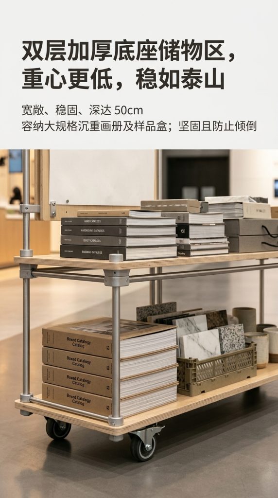 光轴海洋板展架Y字形产品广告展示文创角落设计师样品展示架定制 - 产品图片