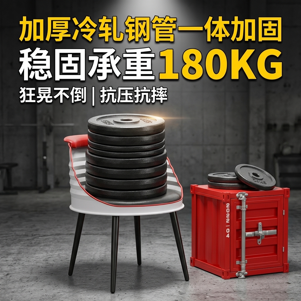 户外露营休闲外摆桌椅创意商用商场公共座椅工业风奶茶店桌椅组合 - 产品图片