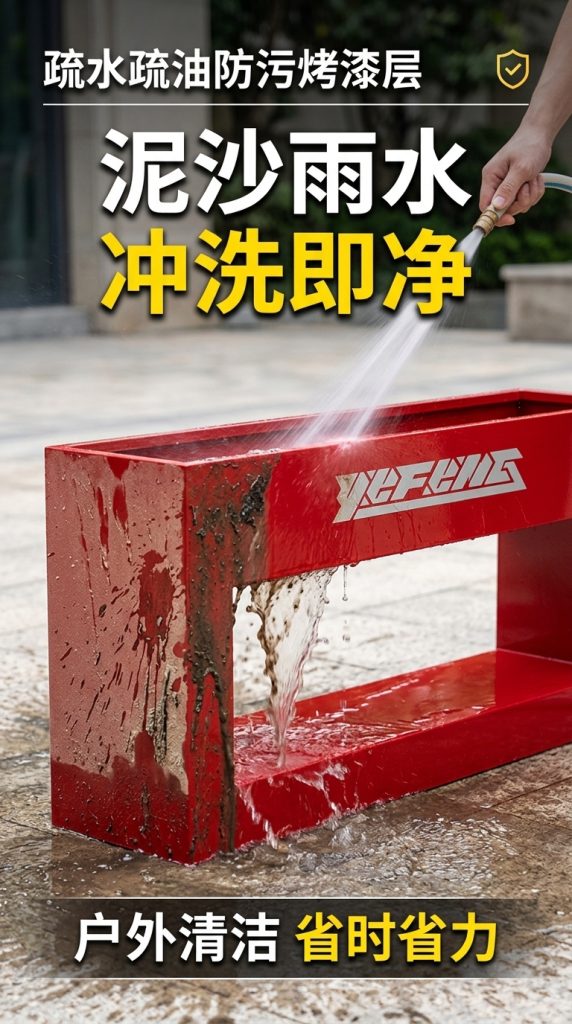 户外铁艺花箱组合商业街广场创意定制售楼部外摆隔断围栏花槽花坛 - 产品图片
