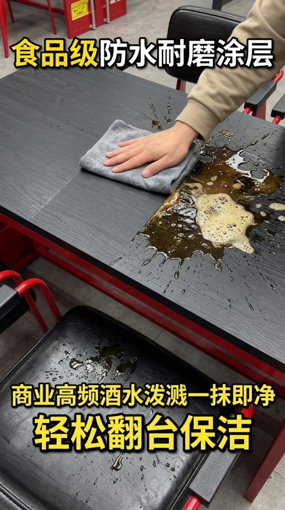工业风卡座沙发酒吧清吧餐厅咖啡厅健身房休息区铁艺洽谈桌椅组合 - 产品图片