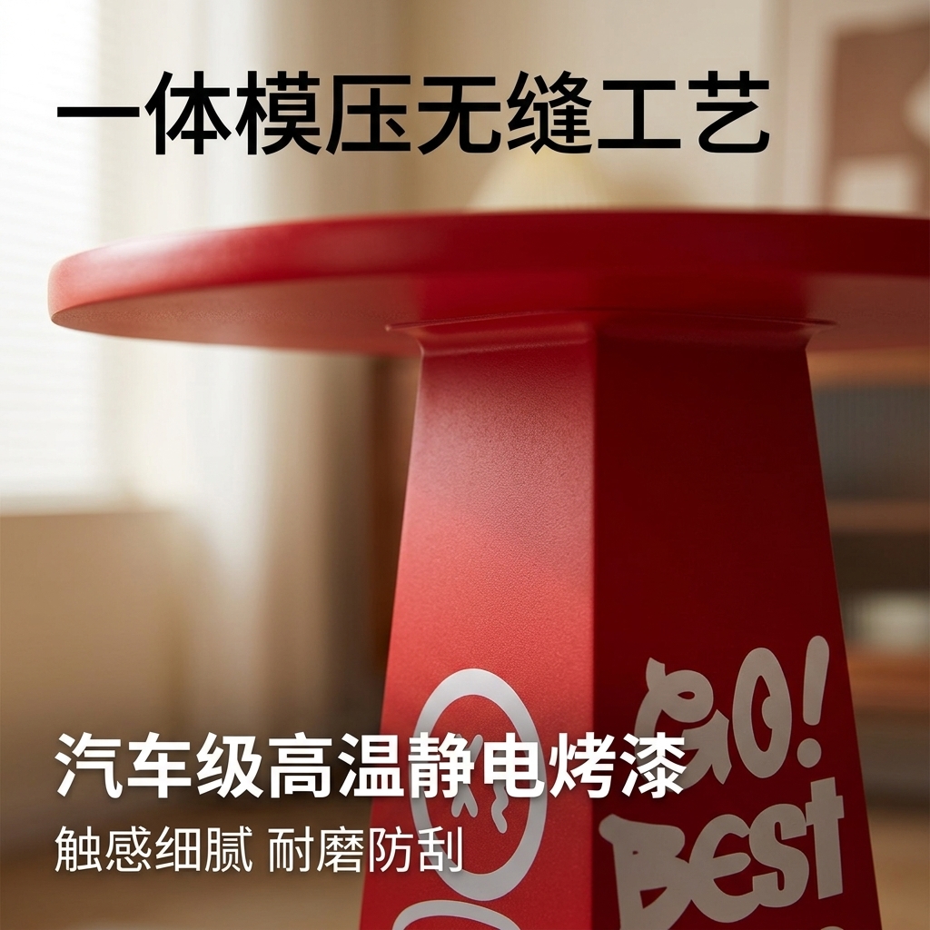 工业风雪糕筒桌创意茶几家用客厅沙发小桌子小户型边几多巴胺潮牌 - 产品图片
