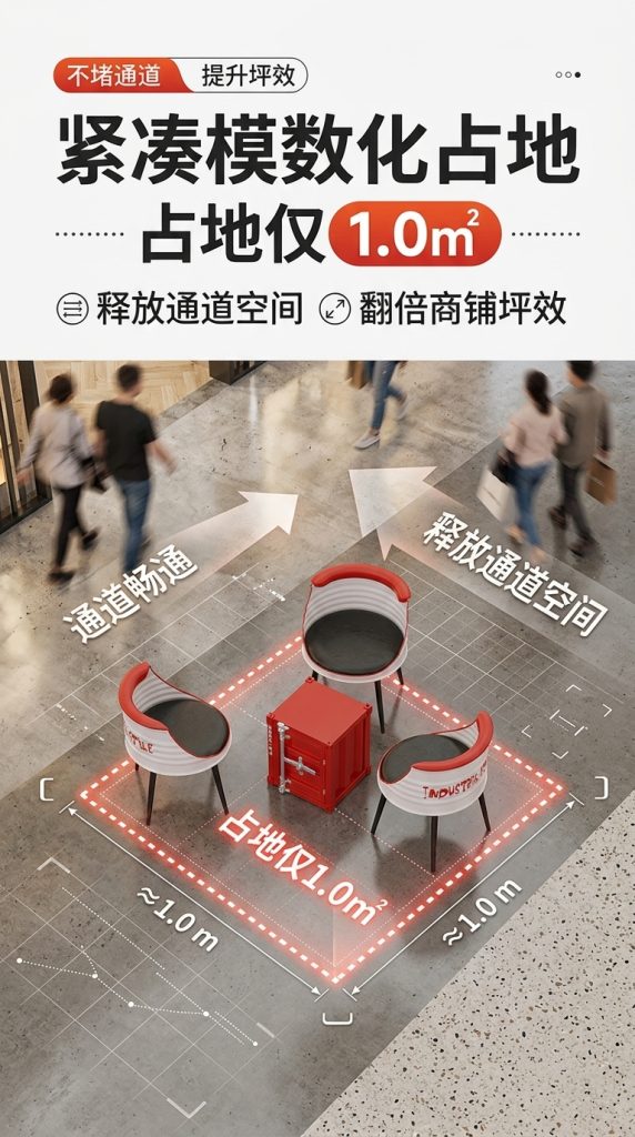 户外露营休闲外摆桌椅创意商用商场公共座椅工业风奶茶店桌椅组合 - 产品图片