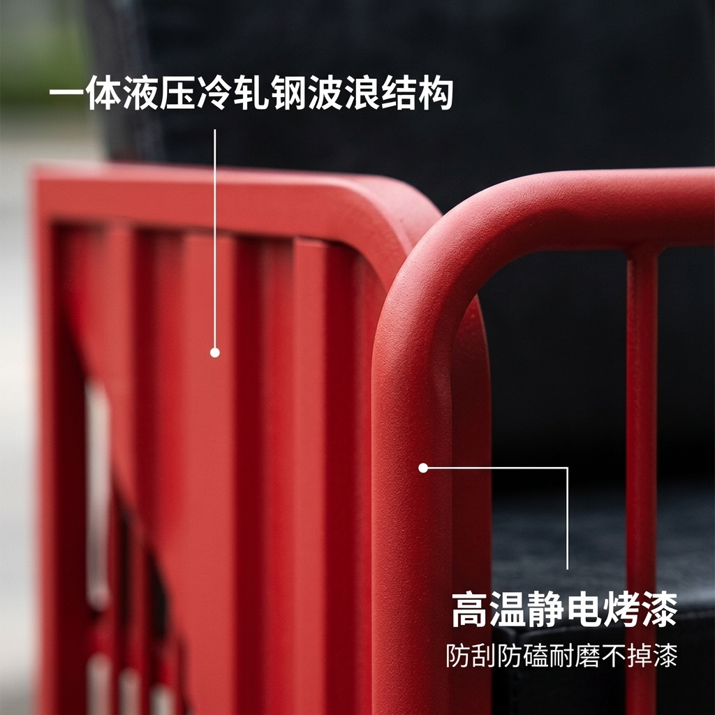 工业风酒吧桌椅组合清吧定制铁艺集装箱复古奶茶店咖啡厅卡座沙发 - 产品图片
