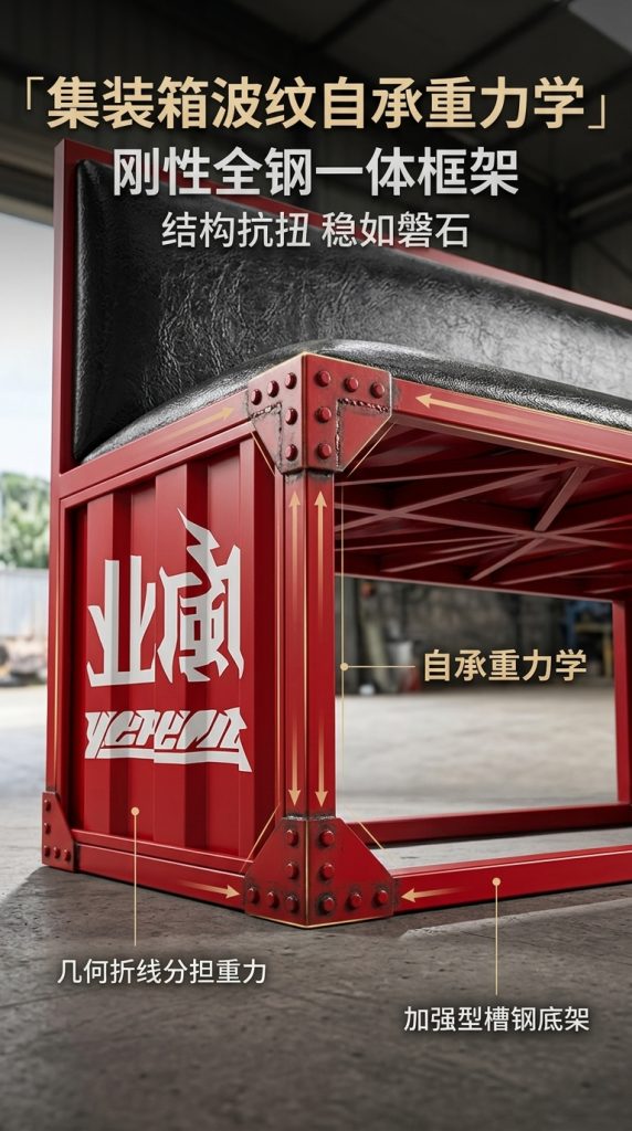 酒吧桌椅组合奶茶店咖啡厅酒吧清吧工业风复古铁艺集装箱卡座沙发 - 产品图片