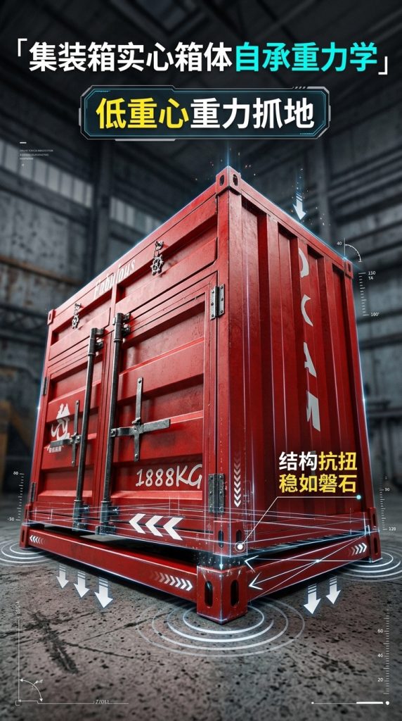 工业风复古餐柜创意文件柜集装箱设计做旧铁柜子玄关储物柜收纳柜 - 产品图片