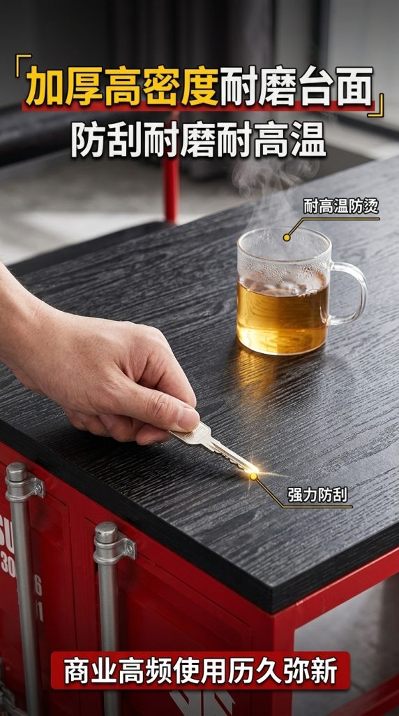 工业风酒吧清吧桌椅组合咖啡厅烧烤店商用创意集装箱铁艺卡座沙发 - 产品图片