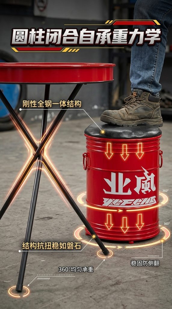 工业风桌椅组合奶茶咖啡店商用创意汽修店铺健身房休息区等候座椅 - 产品图片