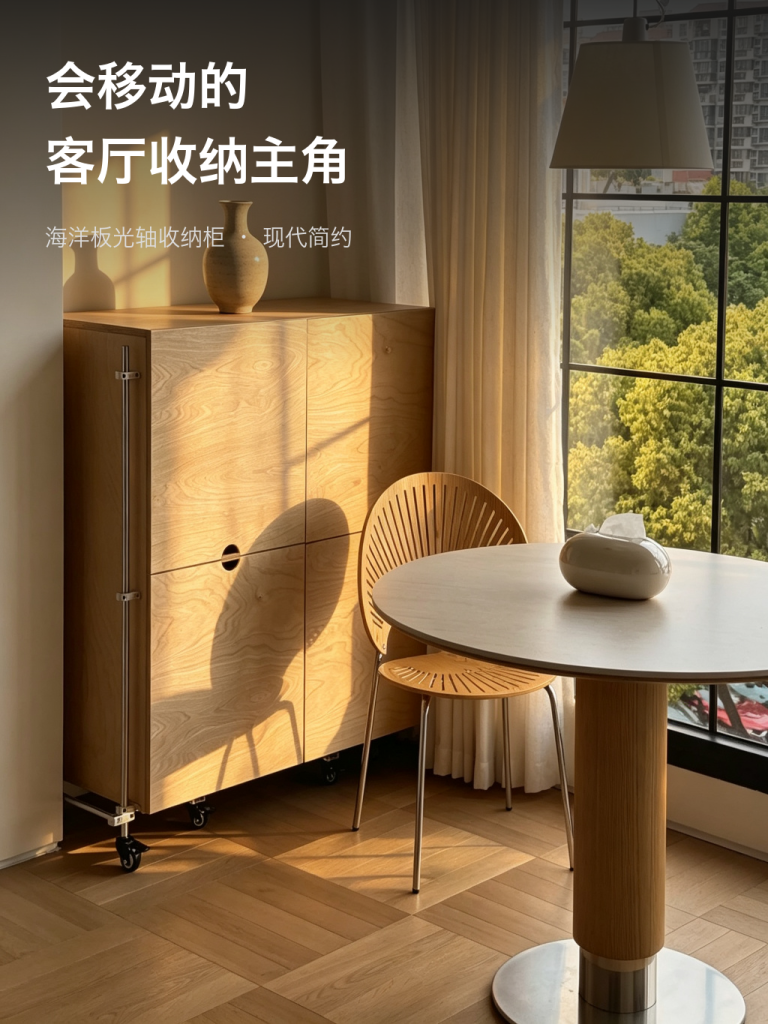 收纳柜 / 带轮装饰柜 / ID1052440657187 - 成图