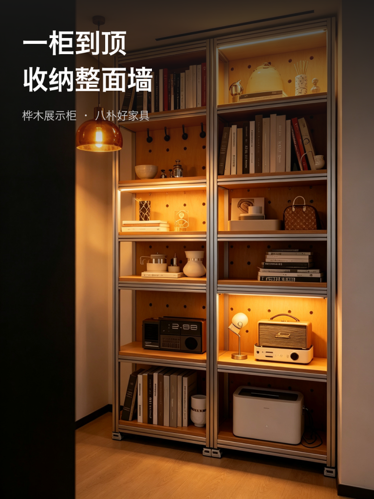 展示柜 / 书房收纳拆装 / ID1013702792439 - 成图