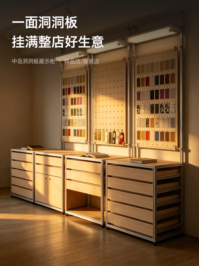 展示柜 / 中岛洞洞板 / ID891118477139 - 成图
