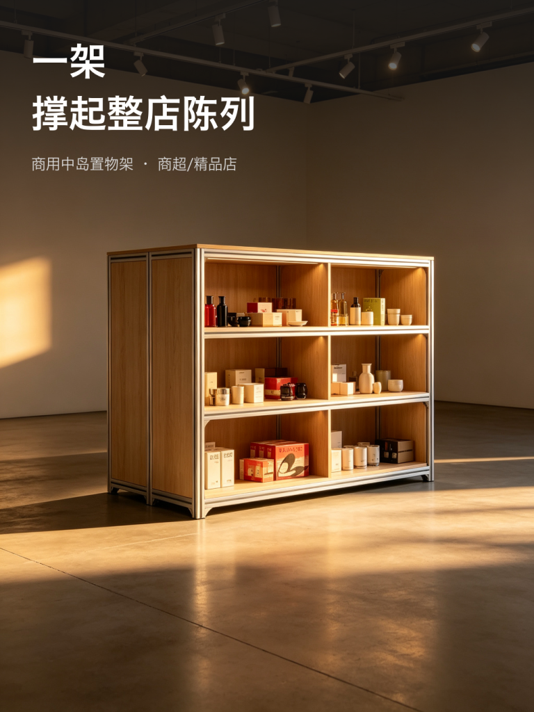 置物架 / 超市玻璃货架 / ID952868137828 - 成图