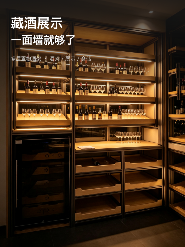 置物架 / 酒架仓储货架 / ID953624725041 - 成图