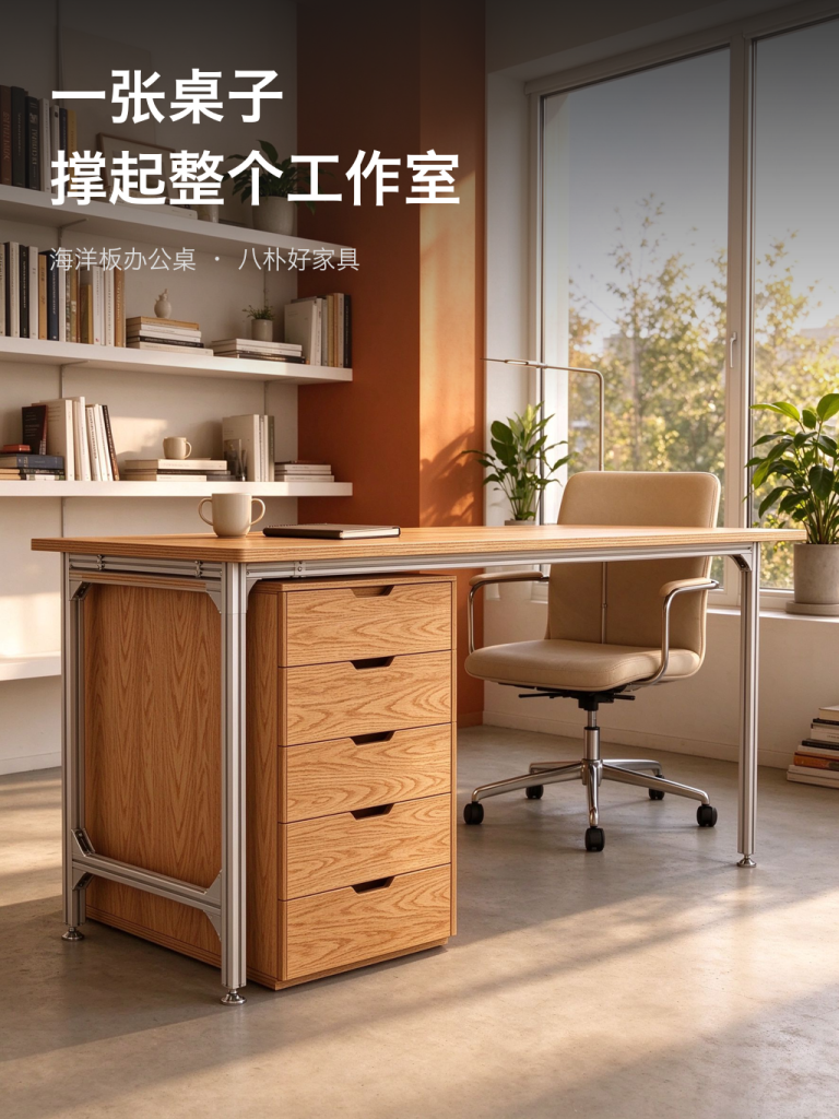 办公桌 / 多层抽屉工作台 / ID952518499684 - 成图