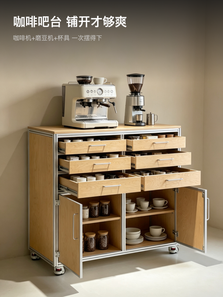 餐边柜 / 水吧斗柜 / ID953622157908 - 成图