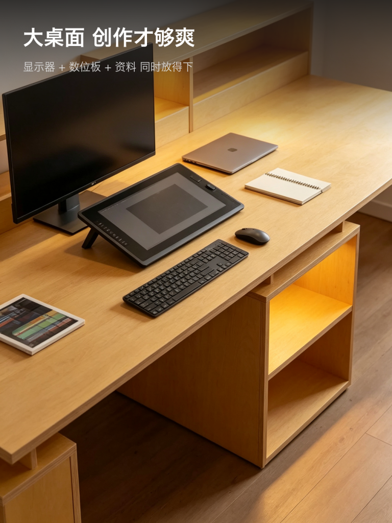 办公桌 / 网红工位桌 / ID951762635744 - 成图