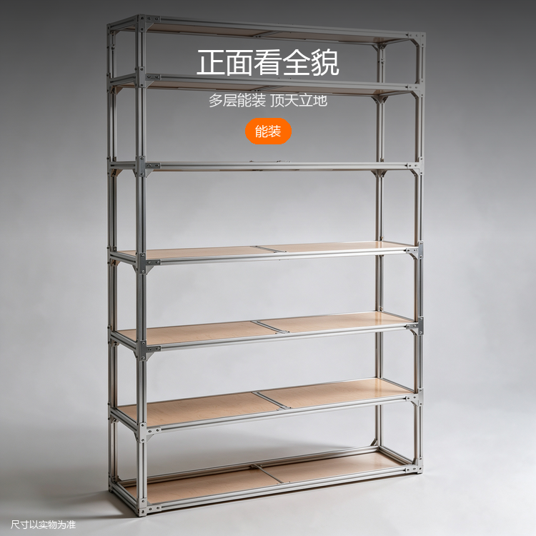铝型材多层展示架 - 详情图