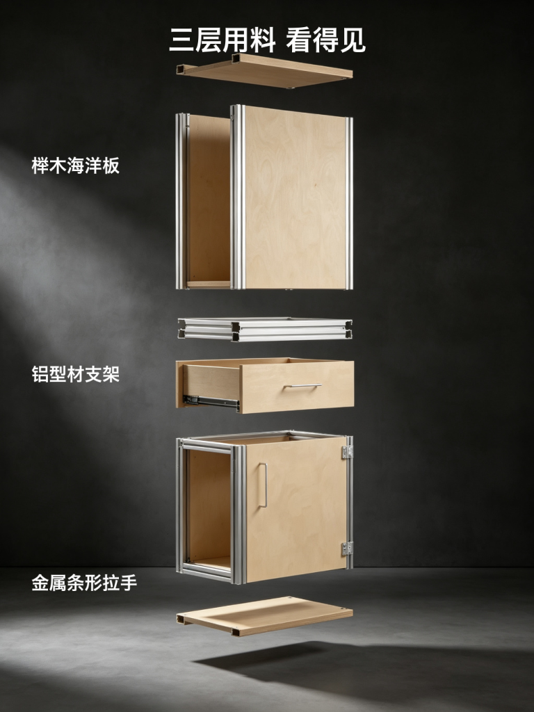 咖啡柜 / 移动吧台操作台 / ID953628917193 - 成图