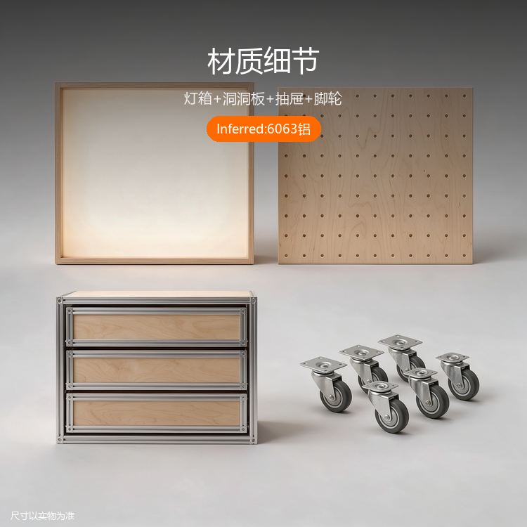 铝型材发光展示墙 - 详情图