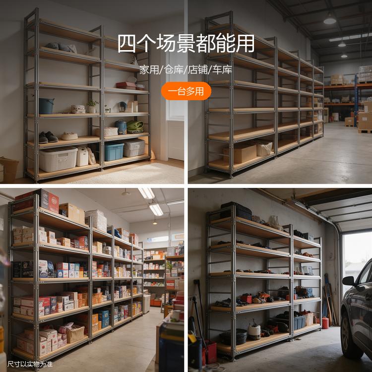 铝型材多层置物架 - 详情图