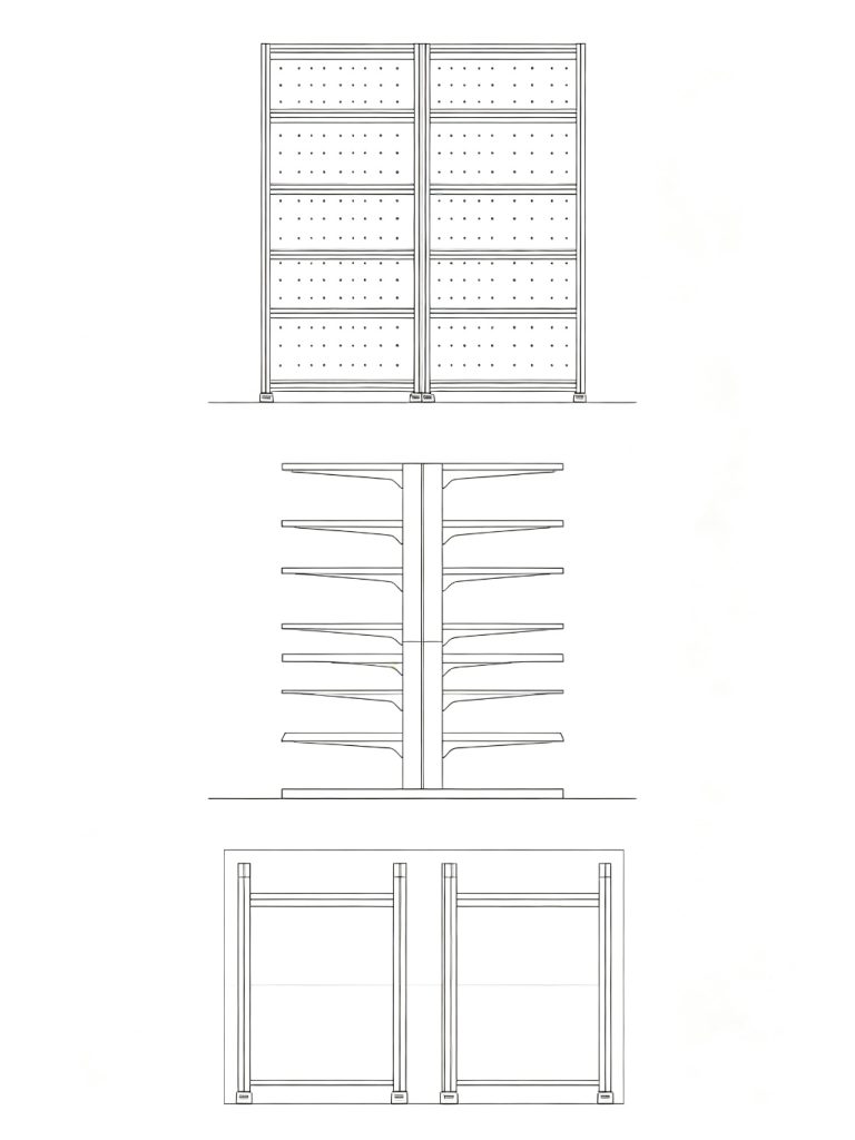 展示柜 / 书房收纳拆装 / ID1013702792439 - 底图