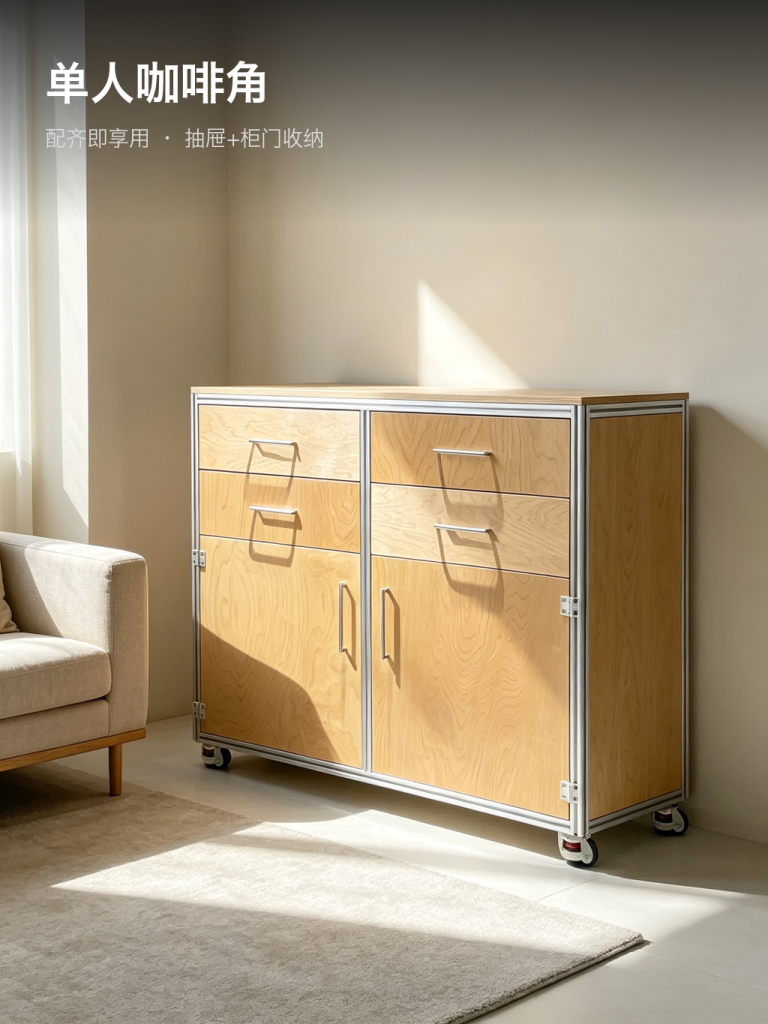 餐边柜 / 水吧斗柜 / ID953622157908 - 成图