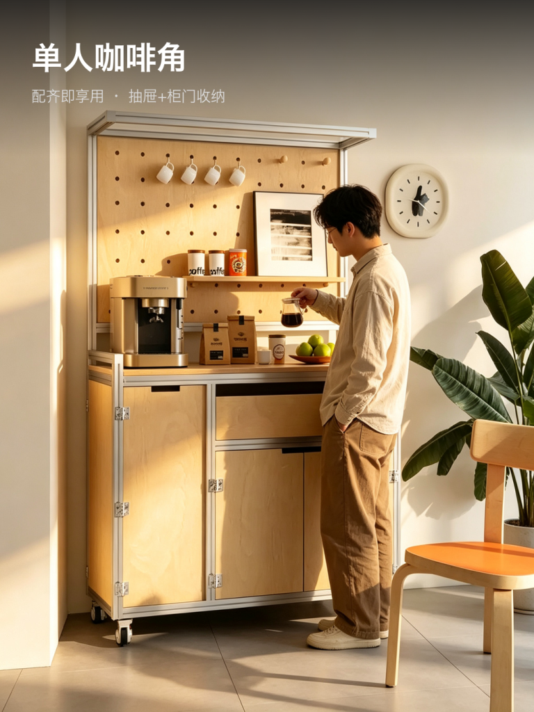餐边柜 / 咖啡茶水柜 / ID952985242064 - 成图