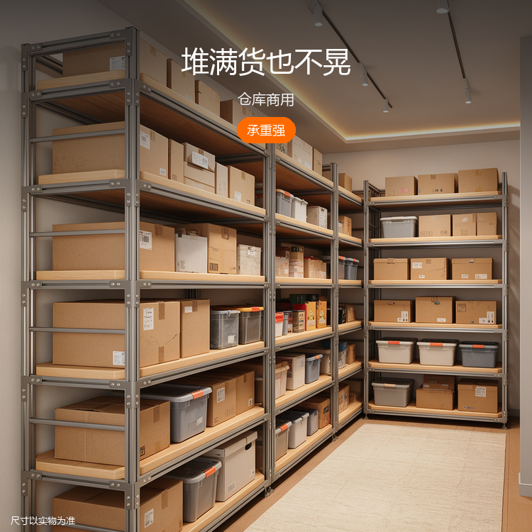 铝型材多层置物架 - 详情图