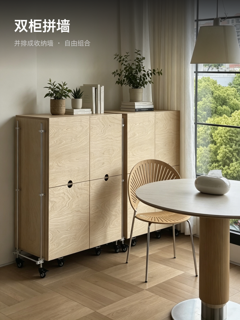 收纳柜 / 带轮装饰柜 / ID1052440657187 - 成图