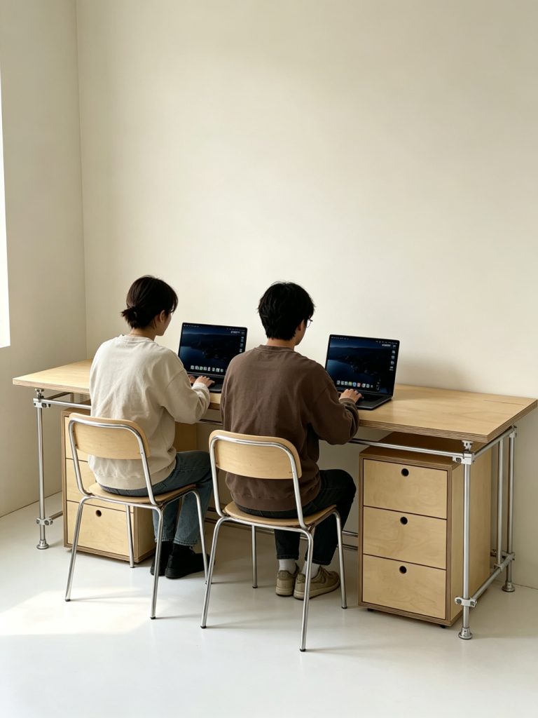 办公桌 / 桦木台式书桌 / ID1038925398515 - 底图