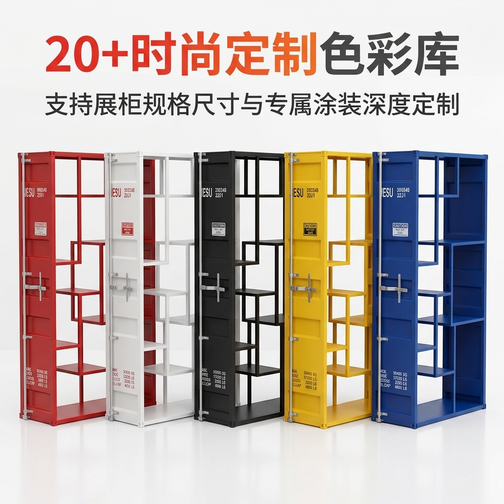 产品展示架陈列架玩具架子中岛柜展示柜子隔断商用奖牌手办展示柜 - 产品图片