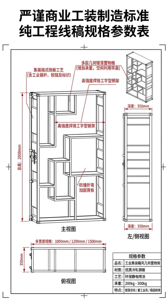 产品展示架陈列架玩具架子中岛柜展示柜子隔断商用奖牌手办展示柜 - 产品图片