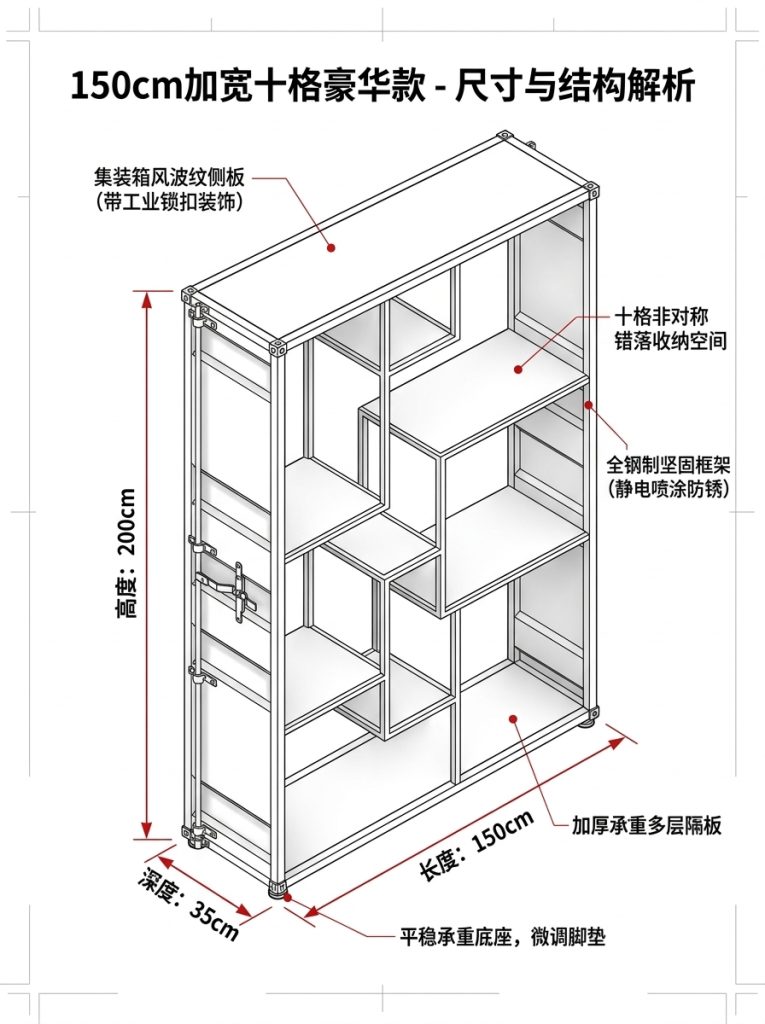 产品展示架陈列架玩具架子中岛柜展示柜子隔断商用奖牌手办展示柜 - 产品图片