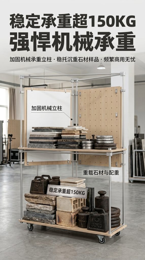 光轴海洋板展架Y字形产品广告展示文创角落设计师样品展示架定制 - 产品图片