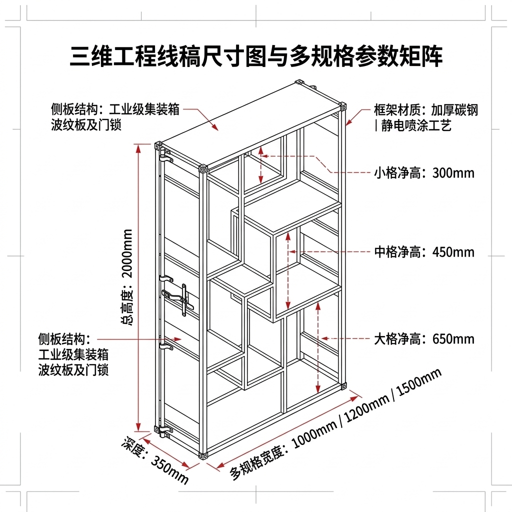 产品展示架陈列架玩具架子中岛柜展示柜子隔断商用奖牌手办展示柜 - 产品图片