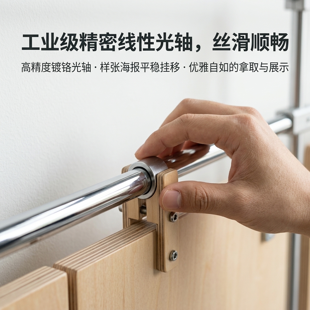 光轴海洋板展架Y字形产品广告展示文创角落设计师样品展示架定制 - 产品图片