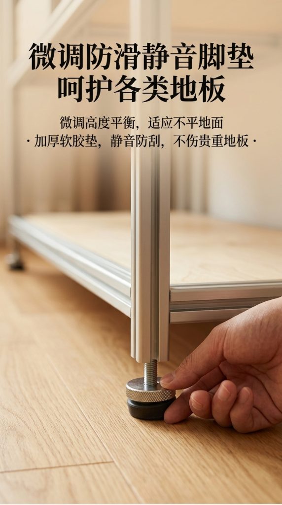 海洋版展示柜进门玄关桌子储物柜铝型材落地靠墙边柜陈列柜定制 - 产品图片