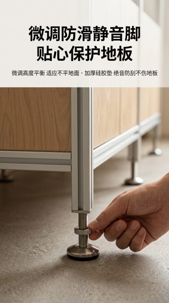 铝型材海洋板木制落地衣帽架服装店轻奢店原木装修服装工作室衣柜 - 产品图片
