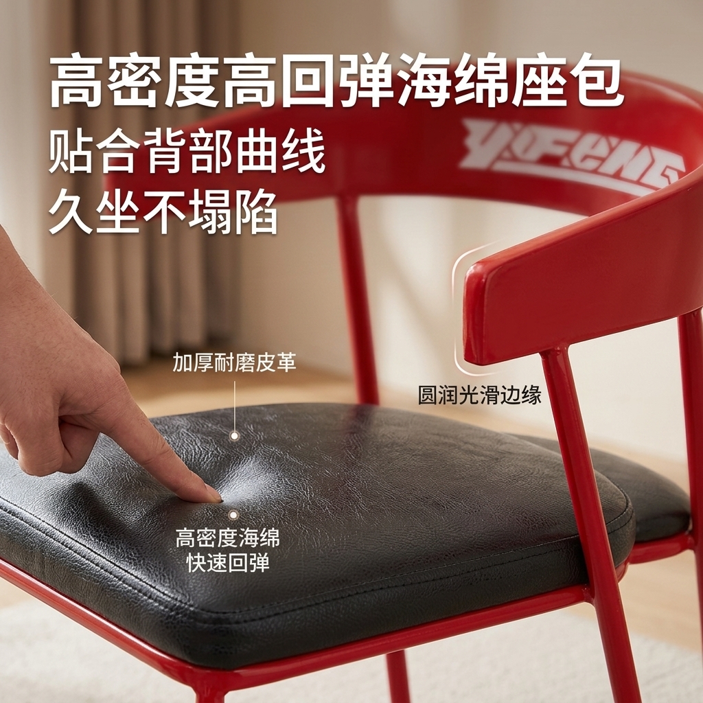 工业风桌椅组合酒吧餐台椅奶茶店咖啡厅休息区洽谈桌网红餐饮家具 - 产品图片