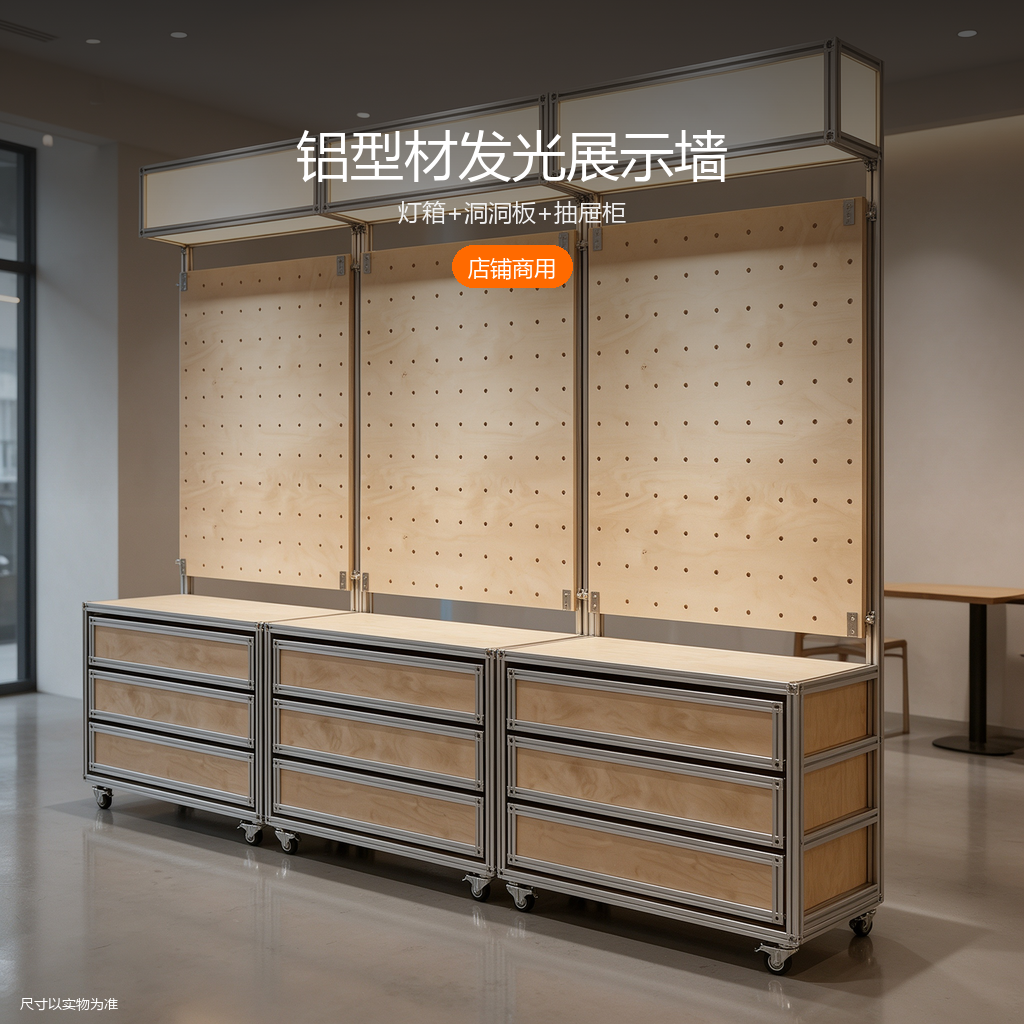 铝型材发光展示墙 - 主图