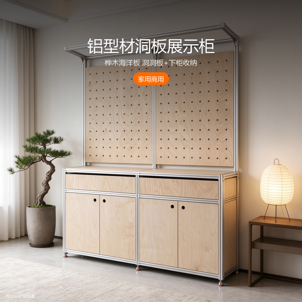 铝型材展示柜洞洞板 / ID994797665220 - 主图