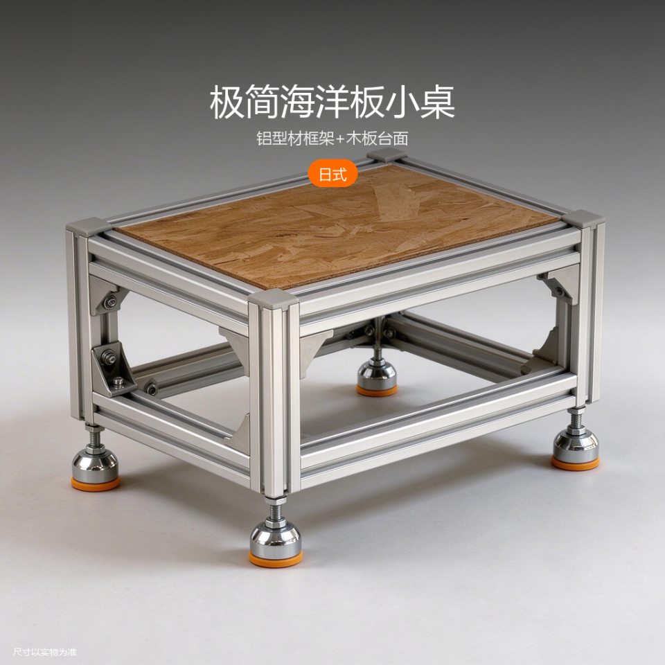 极简海洋板小桌