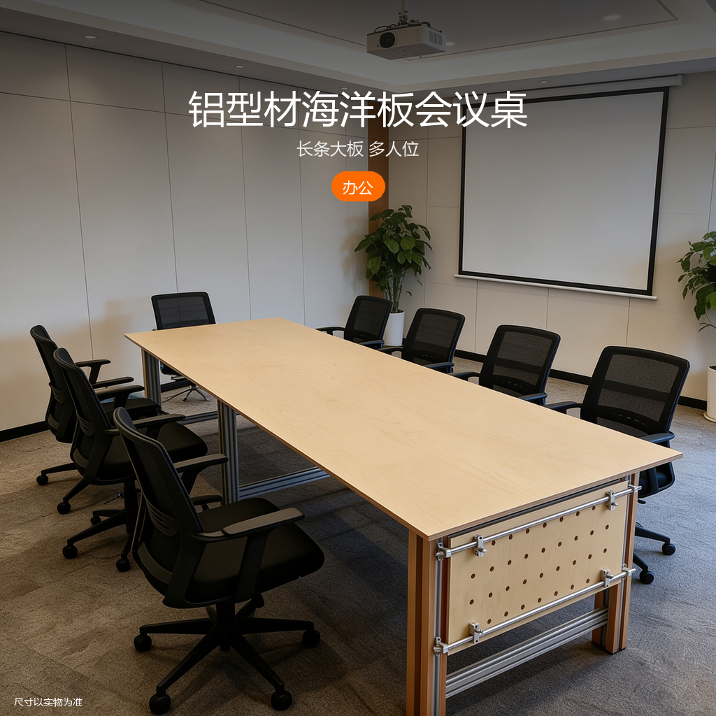 铝型材海洋板会议桌 - 主图