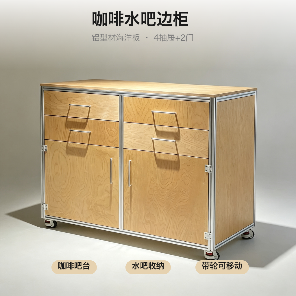 餐边柜 / 水吧斗柜 / ID953622157908 - 成图