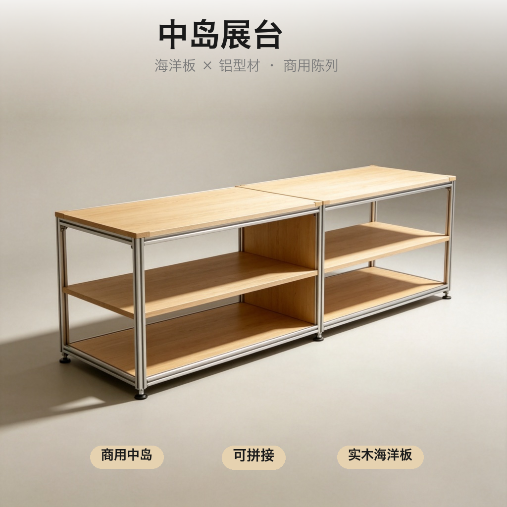 展示架 / 轻现代中岛展台 / ID1050527283085 - 成图