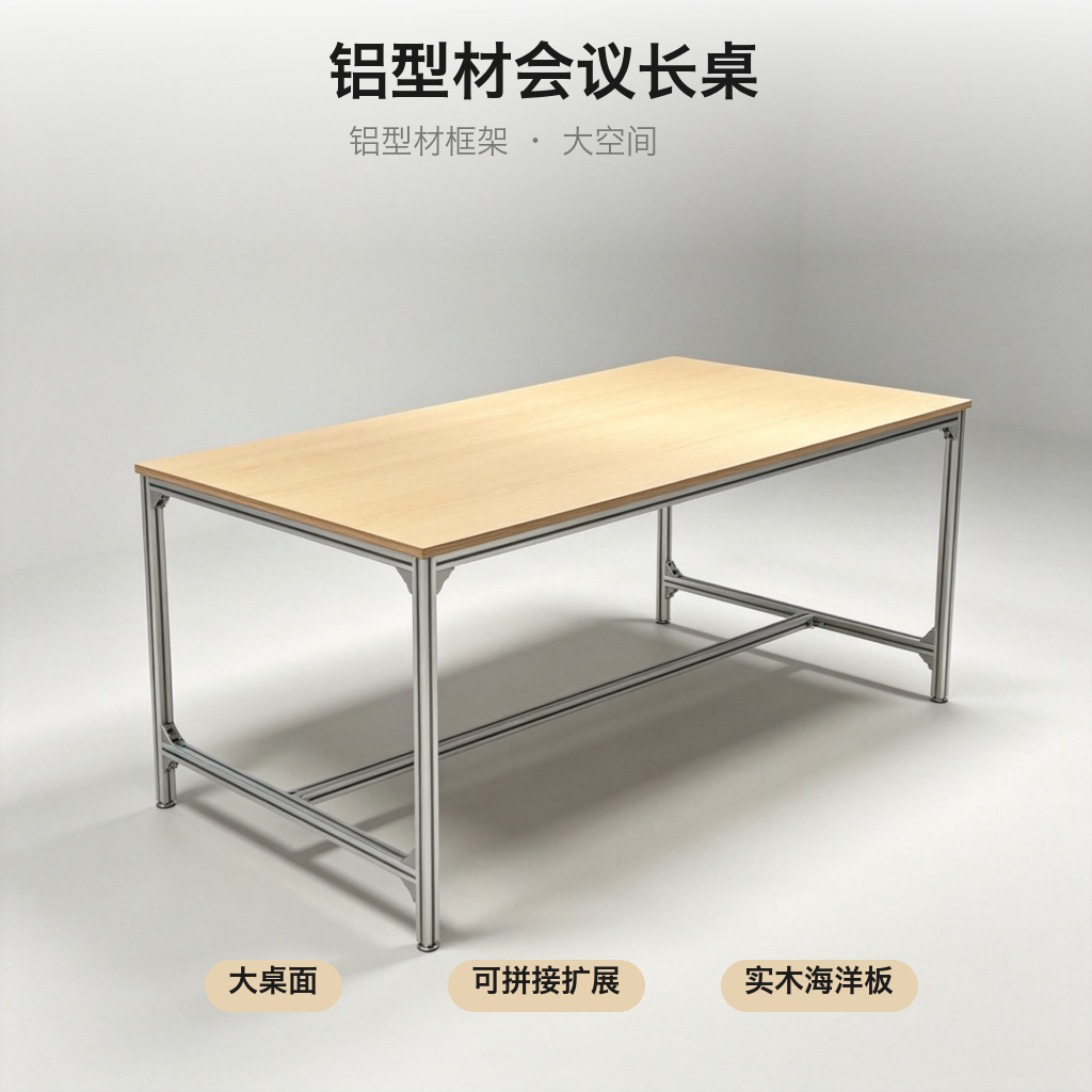 会议桌 / 可移动长条桌 / ID949130357469 - 成图